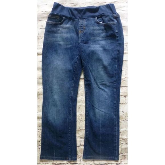 Motherhood Maternity Jeans Denim Women's Size Medium Stretch Blue - Picture 1 of 7